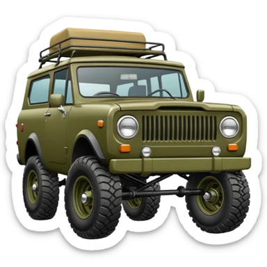 International scout vehicle sticker