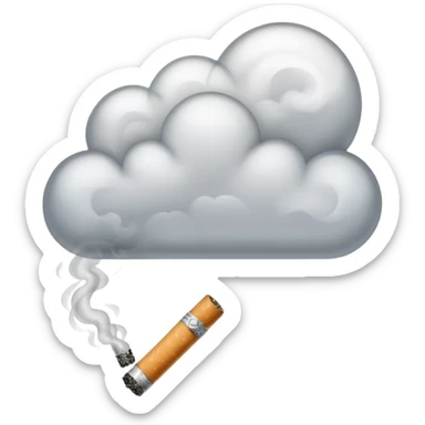 fumaça cigarro sticker