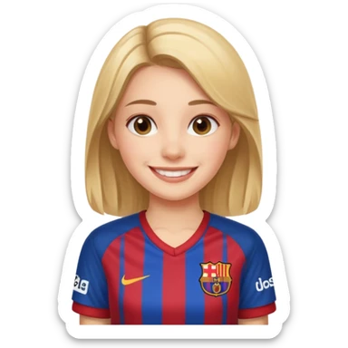 Barca niña sticker