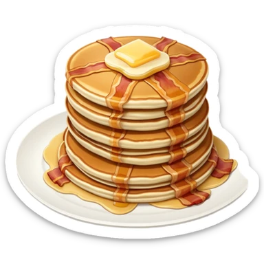 Big yummy breakfast that smells good sticker