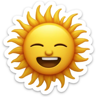 Sun sticker