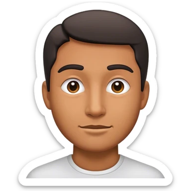 monochrome portrait of a man sticker