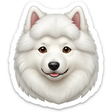 Samoyed dog sticker