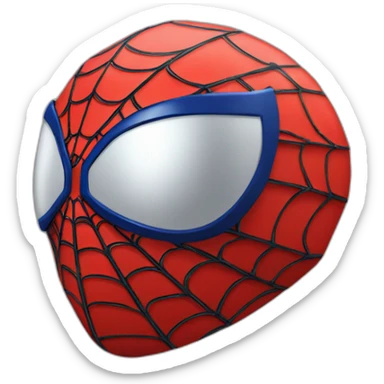 3D Emoji the METAVERSE spiderman sticker