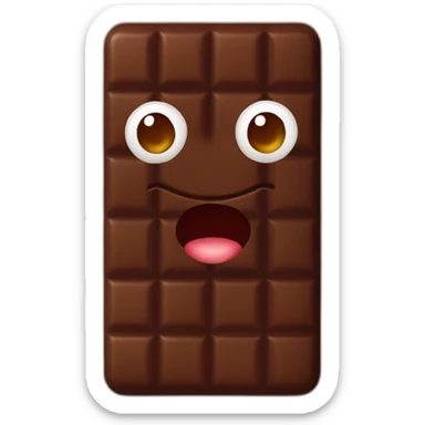 tablette chocolat sticker