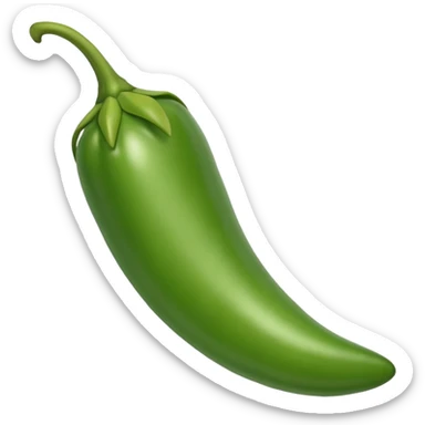 green chili  sticker