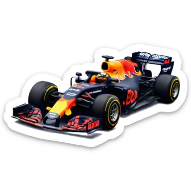 Max Verstappen F1 Car sticker
