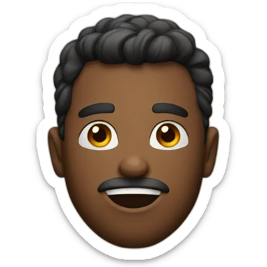 are you kidding face sticker