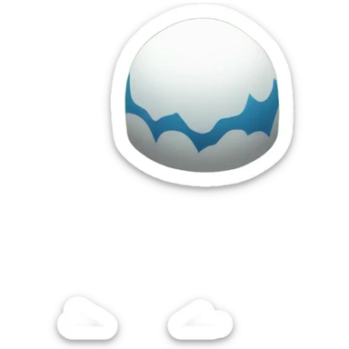 A grassy knoll with gas coming out the top sticker