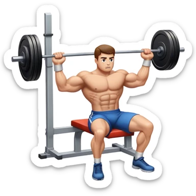 BenchPress sticker