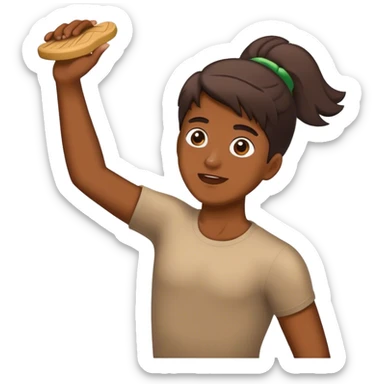 Throwing a Chancla as punishment  sticker