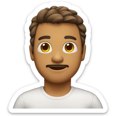 muñeco que encoje los hombros animado sticker