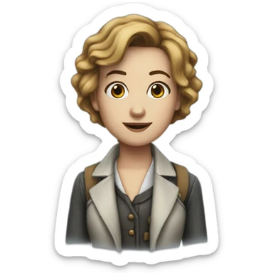 Billy-Piper-Female-Companion-DoctorWho sticker