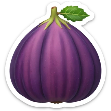 Fig fruit sticker