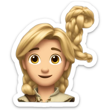 rapunzel flynn rider sticker
