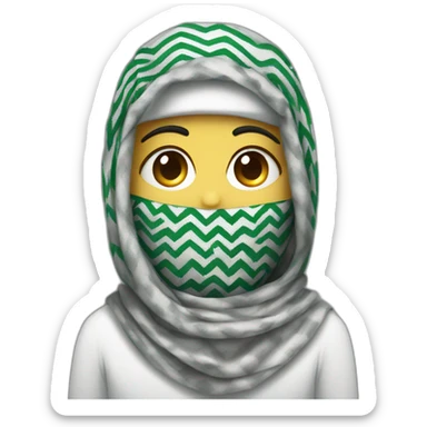 Keffiyeh palestine sticker