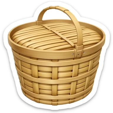 Bamboo steamer basket  sticker