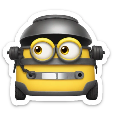 Despicable 4 character mega minion  car sticker