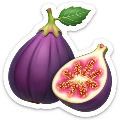 Hace la fruta higo sticker