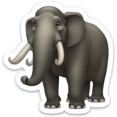 wholly mamouth sticker