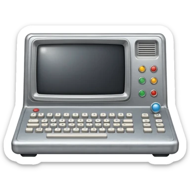Early computer sticker