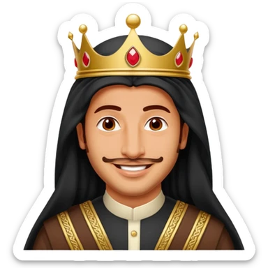 Mohamed bin salman, saudi crown with red "shimaq" sticker