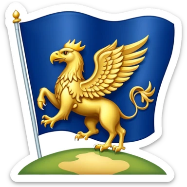 make a flag emoji for the kingdom of vulkaria sticker