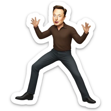 elon musk twerking sticker