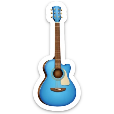 Blue guitar 🎸 sticker