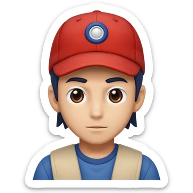 Ash Ketchum sticker