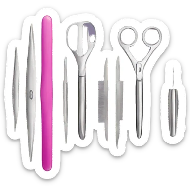 Manicure Set  sticker