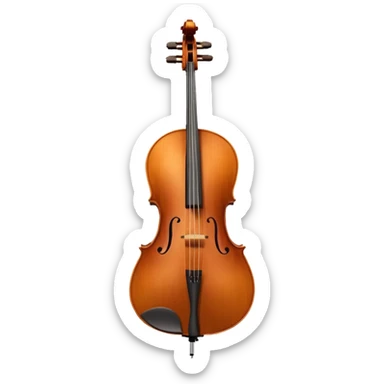 cello side view sticker