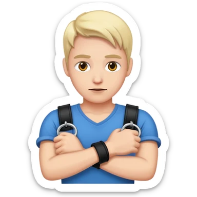 handcuffed person sticker