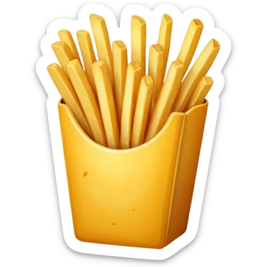 Porzione di patatine grande sticker