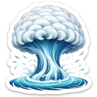 Tornado Tsunami sticker