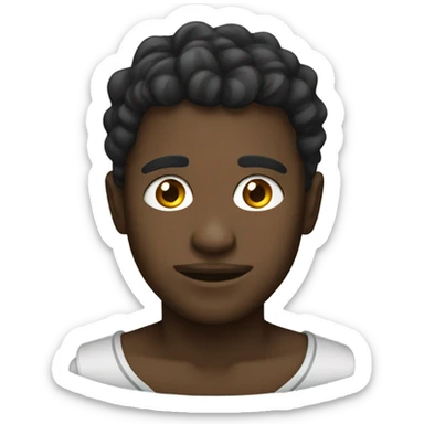 Black star emoji sticker