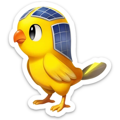 Helioptile-Heliolisk-Fakémon-Pokémon-fusion sticker