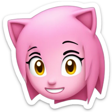 Amy Rose sonic sticker