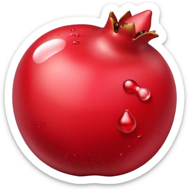 Lipbalm with pomeganade seeds sticker