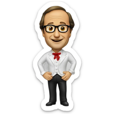 François Hollande flamenco sticker
