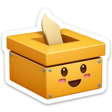 box for creativity sticker