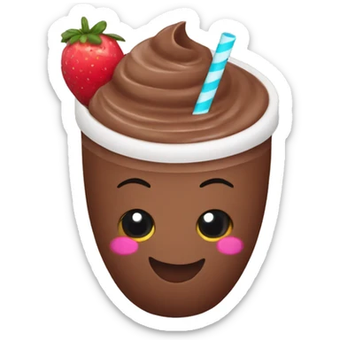 chocolat smoothie sticker