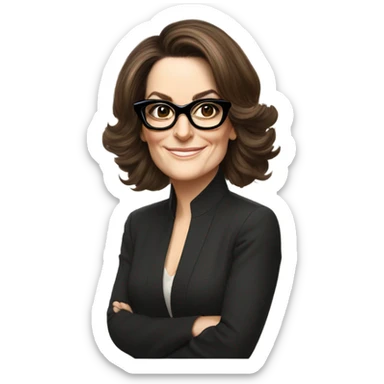 Tina fey sticker