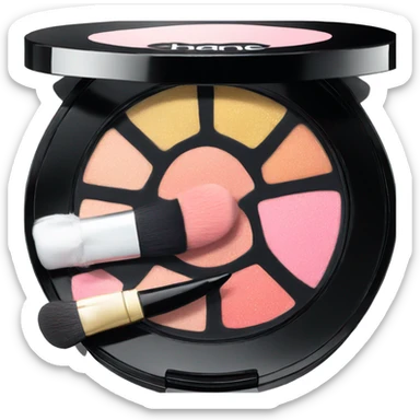 chanel makeup compact sticker