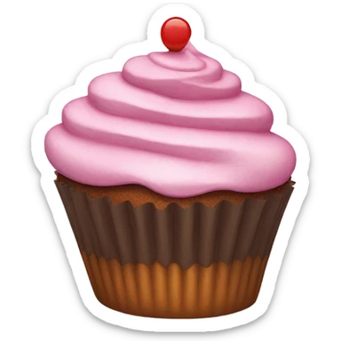 Broken cupcake sticker