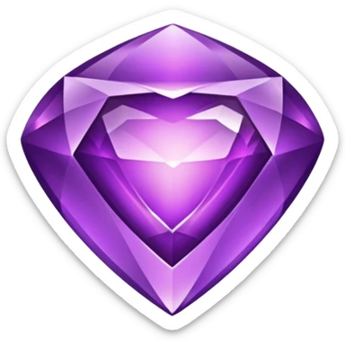 VIP icon for discord made in purple sticker