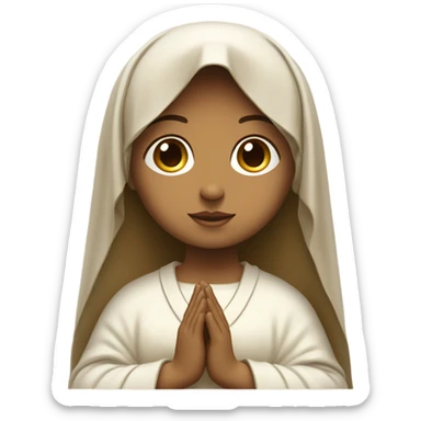 virgin mary sticker