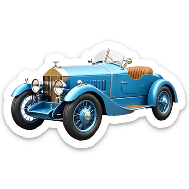  Scooby Doo Fenderless extended-wheelbase 1936 luxury racing Rolls Royce lowered powerful 4 cylinder engined racing car featuring advanced rugged 4 wheel independent suspension, power steering, disc brakes, small leather covered steering wheel, side mounted cowl exhaust  sticker