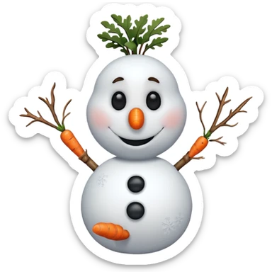 Olaf from the Frozen movie sticker