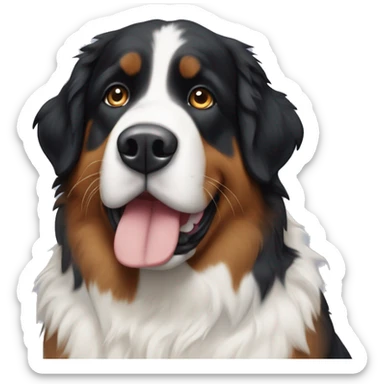 Bernese mountain dog mixed with great pyrenese sticker